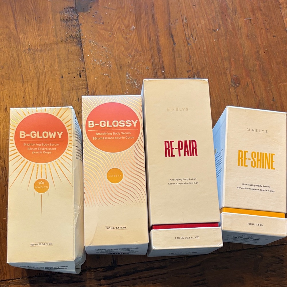 MAËLYS Skincare Set - B-Glowy, B-Glossy, Re-Pair, Re-Shine